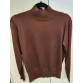Red Button Turtleneck MOCCA